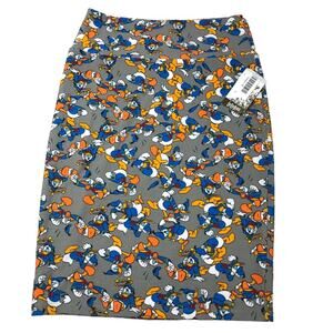 Disney Lularoe Donald Duck skirt medium NWT